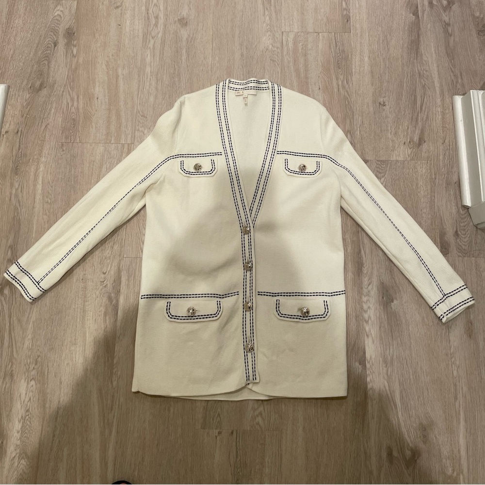 Maje Ivory Cardigan